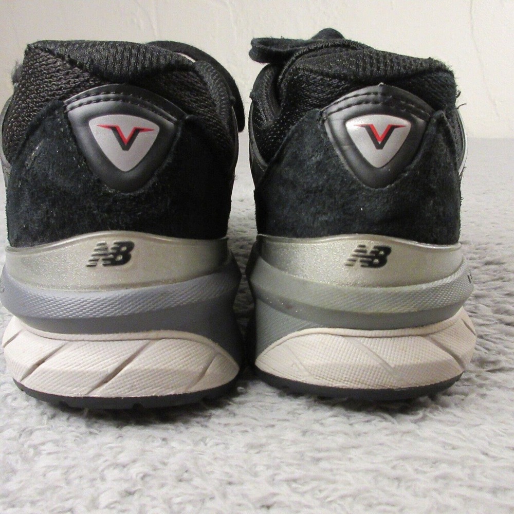 New‎ Balance Womens 990v5 Sneaker Shoes size 9.5 B Black Suede w990bk5 - Picture 5 of 12